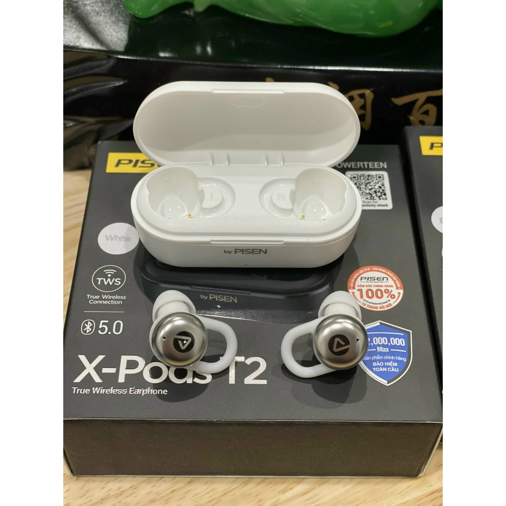 Tai nghe Bluetooth Pisen True wireless X-Pods T2 - HÀNG CHÍNH HÃNG