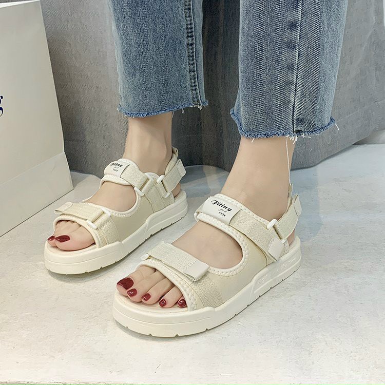 Sandal nữ 2 quai fiting vải mềm hót hít