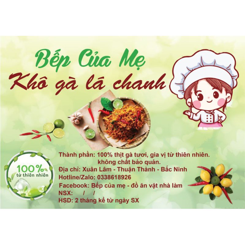 Khô gà lá chanh.