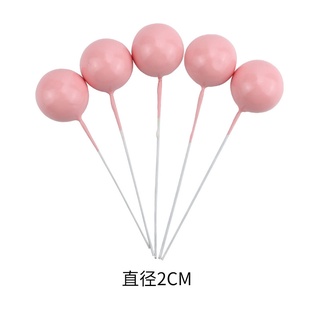 10 Gói Tiệc Sinh Nhật Macaron Bóng Bánh Topper Bánh Toppers Bánh Sinh Nhật Đồ Trang Trí