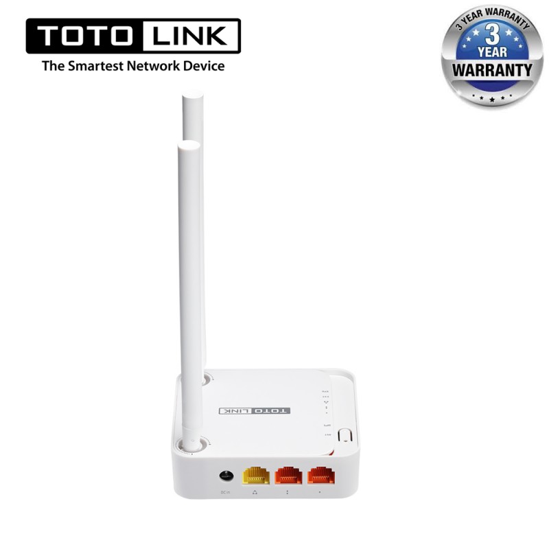 Router WiFi 300Mbps TOTOLINK N200RE-V4/ V5 (Trắng) - Hãng Chính Hãng