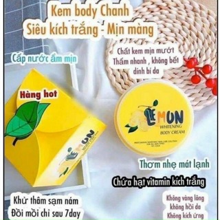 KEM DƯỠNG TRẮNG DA BODY LEMON