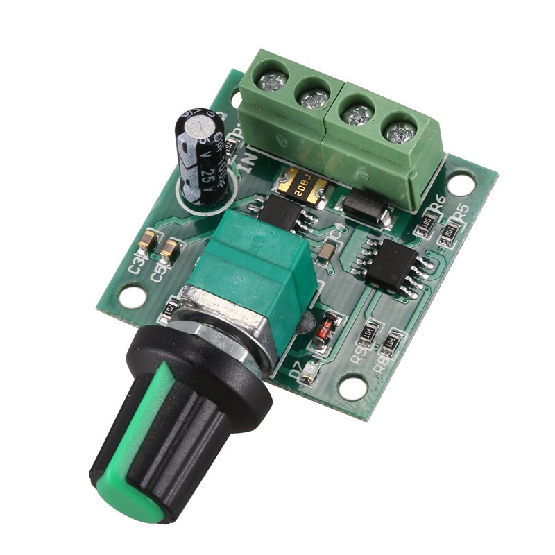 Voltage DC 1.8V 3V 5V 6V 12V 2A Motor Speed Controller PWM Adjustable Switch with LM2596S High-Power Step-Down ule