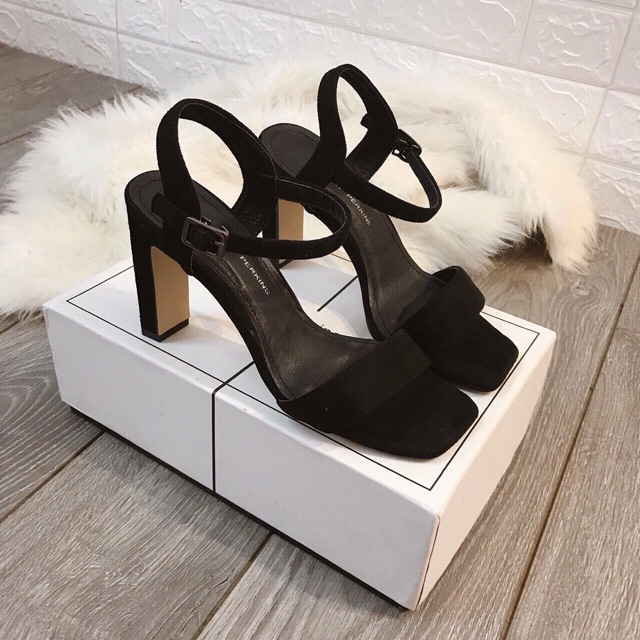 Sandal gót vuông mảnh siêu đẹp, tôn dáng