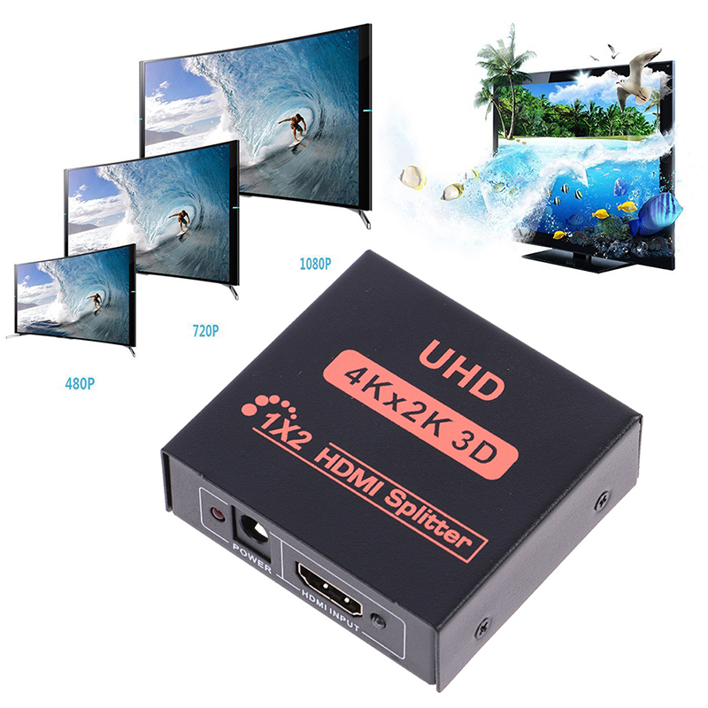 Bộ Chia Tín Hiệu Rgvn 4k Hdmi Full Hd Switch 1x2 Split 1 In 2 Out Cho Hdtv Dvd Jelly