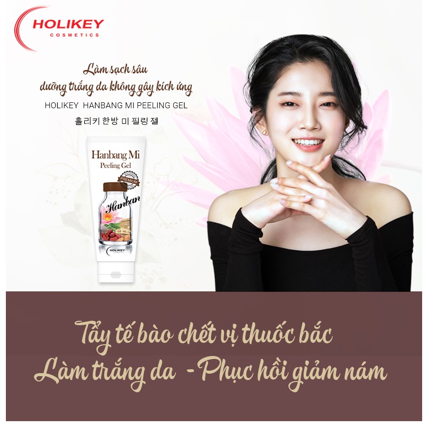 Tẩy Tế Bào Chết Da Mặt Hàn Quốc Tại Nhà Cho Da Dầu Mụn Tự Nhiên Thuốc Bắc La Hán Đông Y Holikey Hanbang Mi Peeling Gel | BigBuy360 - bigbuy360.vn