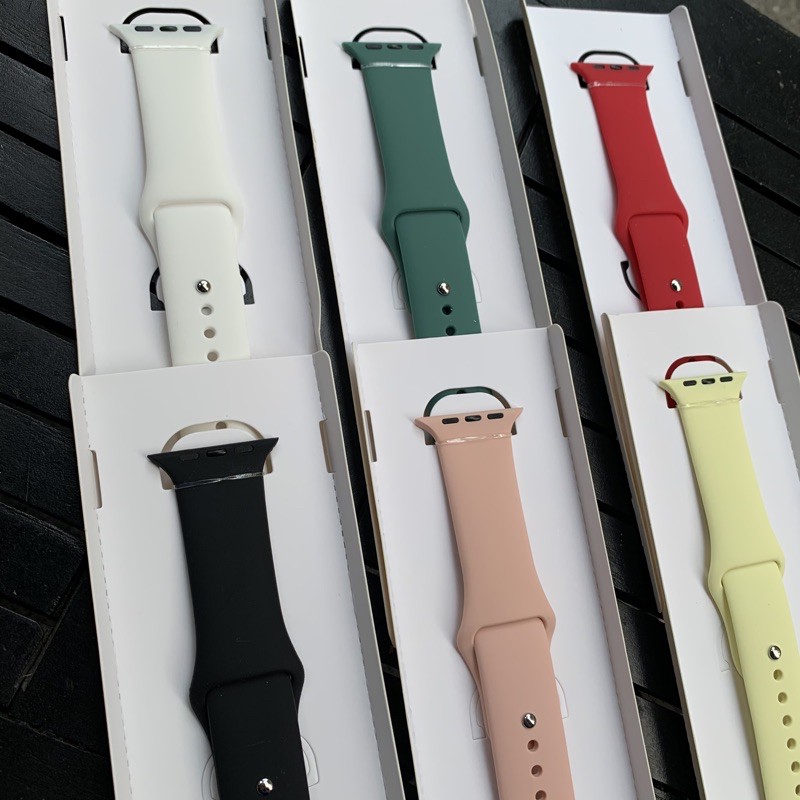 dây đeo đồng hồ apple watch silicon cao cấp chính hãng COttEeci