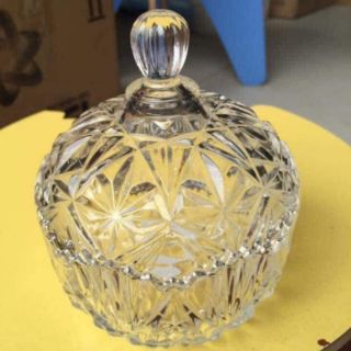 Thố thủy tinh đựng mứt tết