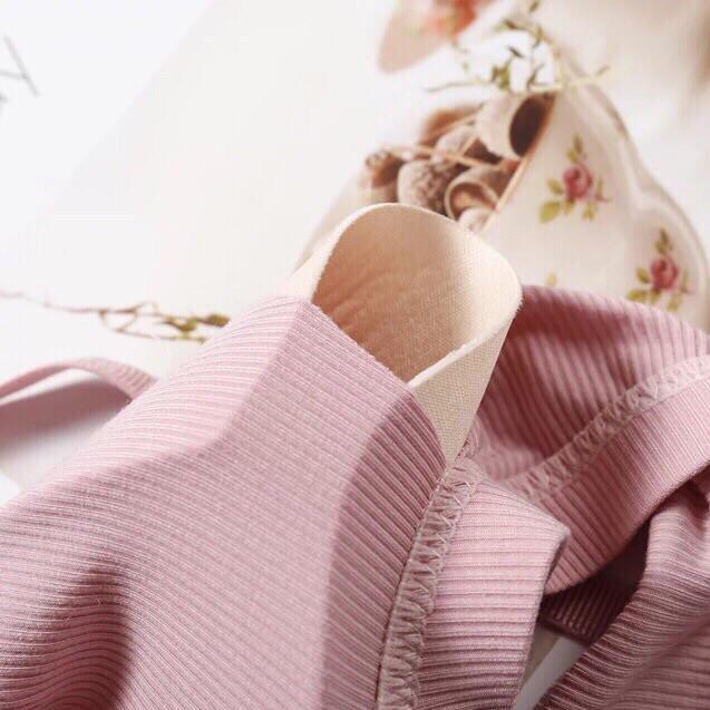 Áo Bra 901 Bralette Cotton Gân Mẫu Mới Nhất 2019,.
