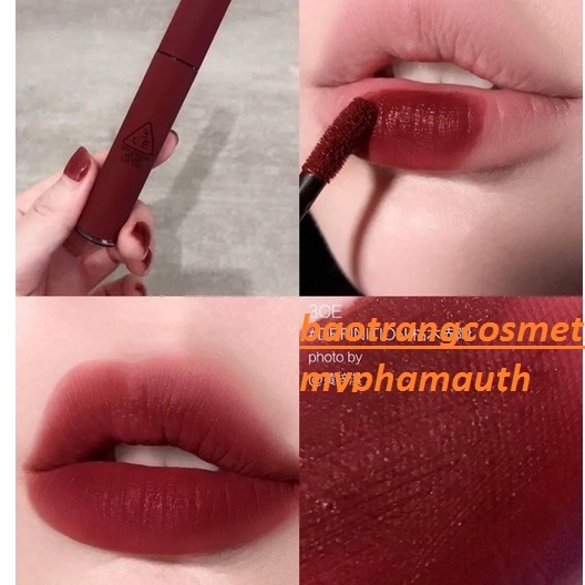 Son 3CE Velvet Lip Tint #Definition Màu Đỏ Đậm