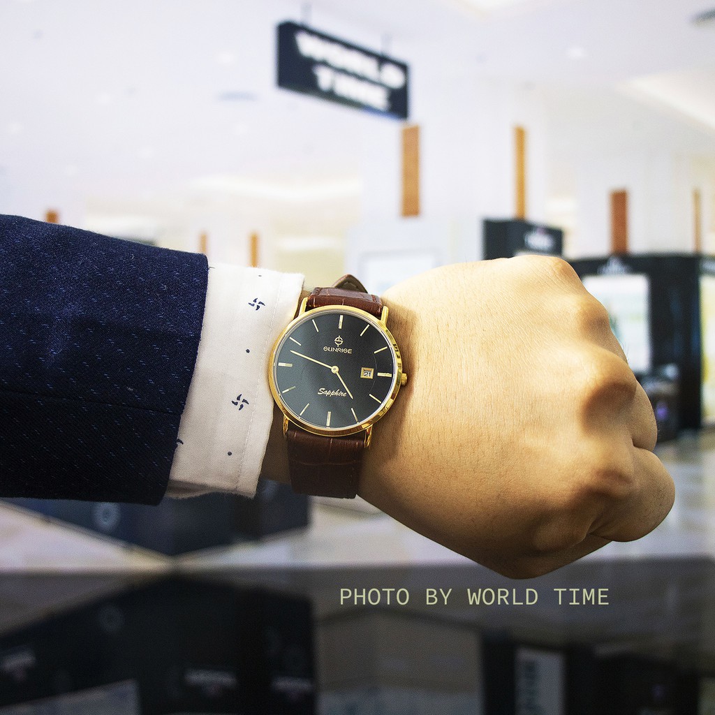 Đồng Hồ Nam Sunrise DM6929SWA [ Full Hộp , Thẻ BH 3 Năm ] - Kính Sapphire Chống Xước , Chống Nước | BigBuy360 - bigbuy360.vn