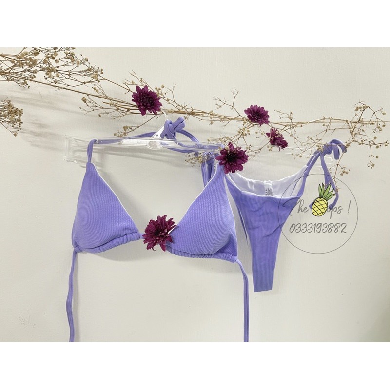 Bikini 2 mảnh kiểu dáng basic, màu sắc trendy