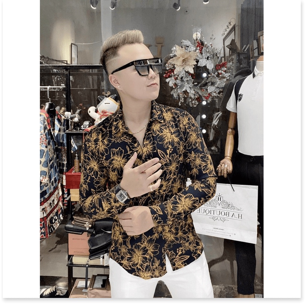 Áo sơ mi 3D DÀI TAY HOẠ TIẾT ĐẶC SẮC CỰC CHẤT CHO AE KHANH AN