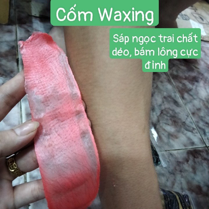 [Sáp wax lông ngọc trai siêu bám lông, Tặng que gỗ] Sáp wax lông cao cấp triệt lông tận gốc