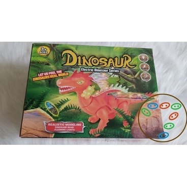 Khủng long 3 đầu Electric Dinosaur Series + tặng kèm 3 pin AA