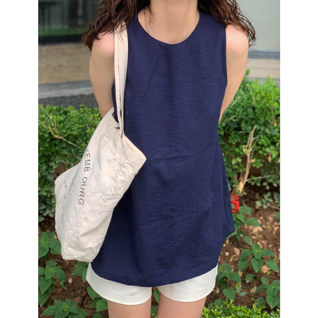 Áo Balo Nữ,Khuy Sau, Chất Đũi, Phong Cách Hàn Quốc The Almond | BigBuy360 - bigbuy360.vn