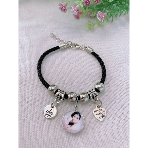 Vòng tay in hình theo yêu cầu