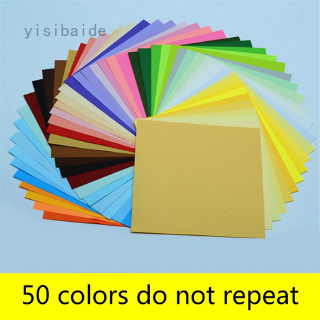 Set 100 tờ giấy vuông hai mặt 50a nhiều màu sắc dùng để xếp hình origami tiện dụng