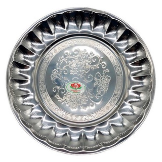 Khay tròn inox dày, đẹp 35- 40cm