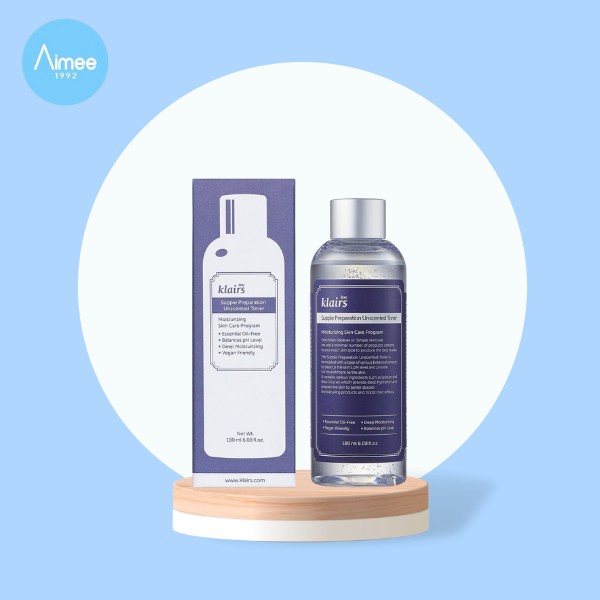 [Mã 153FMCGSALE1 giảm 10% đơn 250K] Nước hoa hồng DEAR, KLAIRS không mùi Toner 180ml [Aimee1992]