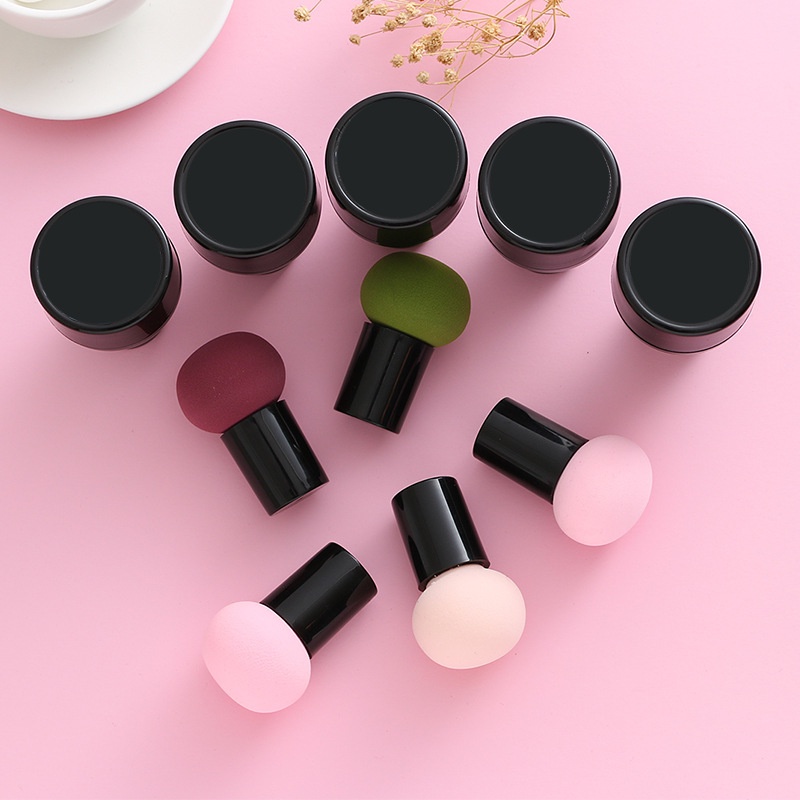 [Hàng mới về] Mút Trang Điểm Đầu Nấm Chất Liệu Cotton Cao Cấp Đầu Bông To Hơn Khi Gặp Nước