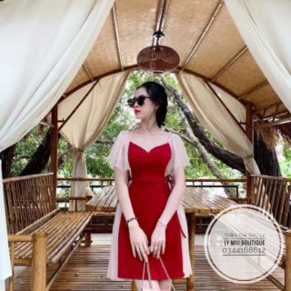 Đầm umi  tay  bèo