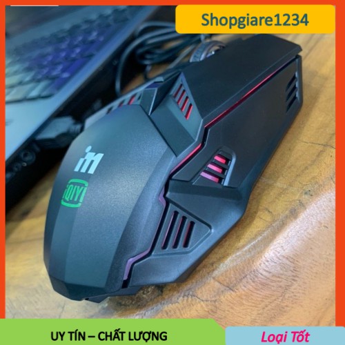 Chuột gaming QIY i6 chính hãng- Led đổi màu, Cổng USB - Mới 100%, full box - Bảo Hành 12 Tháng