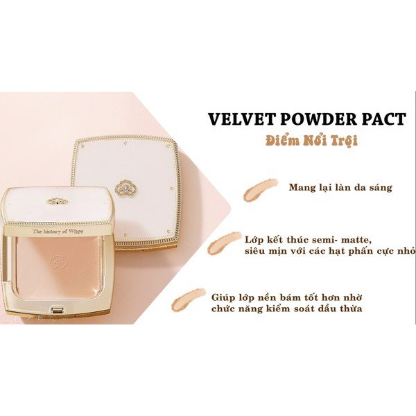 Phấn Phủ Siêu Mịn Thế Hệ Mới Whoo Velvet Powder Pact