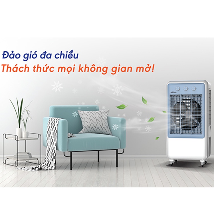 Máy quạt hơi nước, Máy làm mát Goldsun GAC6308M công suất 130W, 50L bảo hành 24 tháng, lỗi đổi mới 07 ngày  10101501
