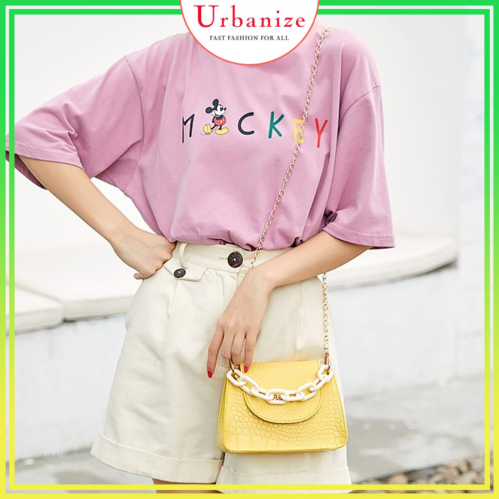 [Siêu Sale] Túi nữ đeo chéo mini 𝐗𝐮â𝐧 𝐡è 𝟐𝟎𝟐𝟏 quai xách dây xích trang nhã Urbanize - TXMN02