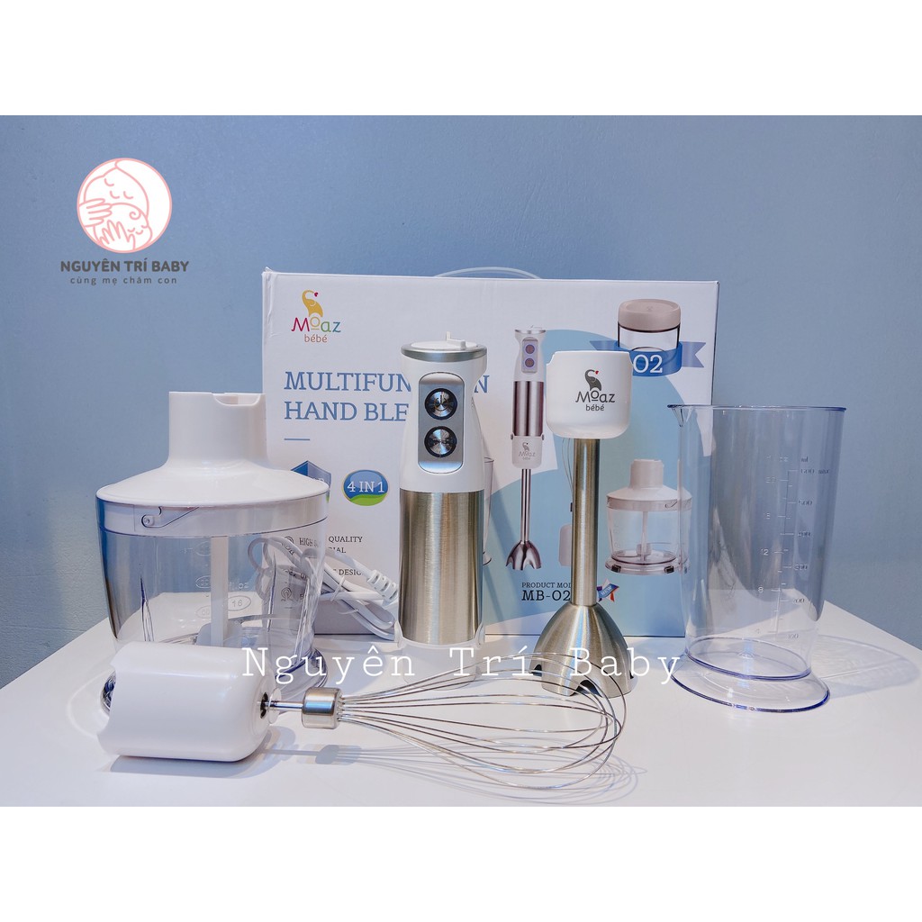 Máy xay đa năng cầm tay Moaz bébé MB026