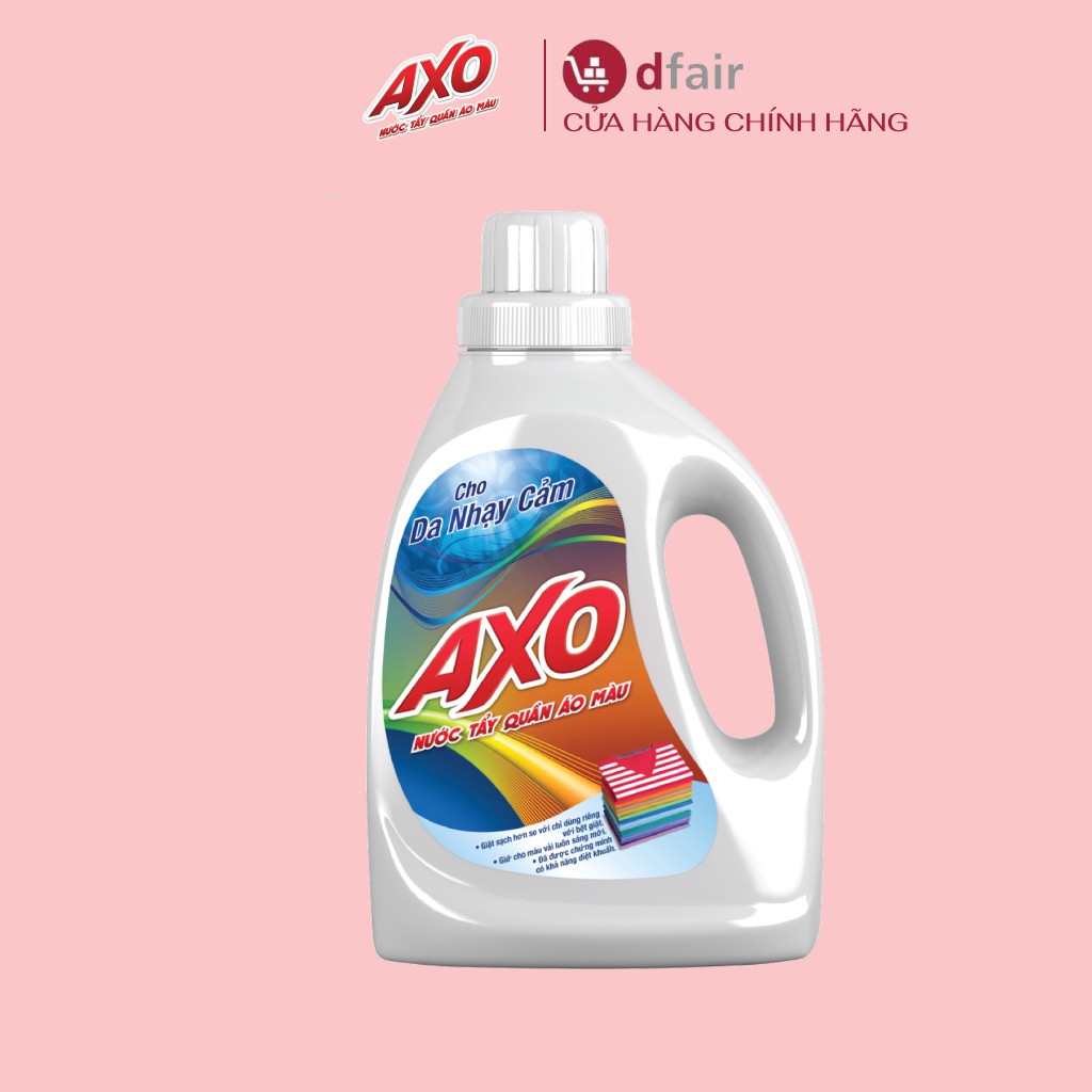 Nước Tẩy Quần Áo Màu AXO Hương Thanh Khiết (Cho Da Nhạy Cảm) Chai 800ML-100508718