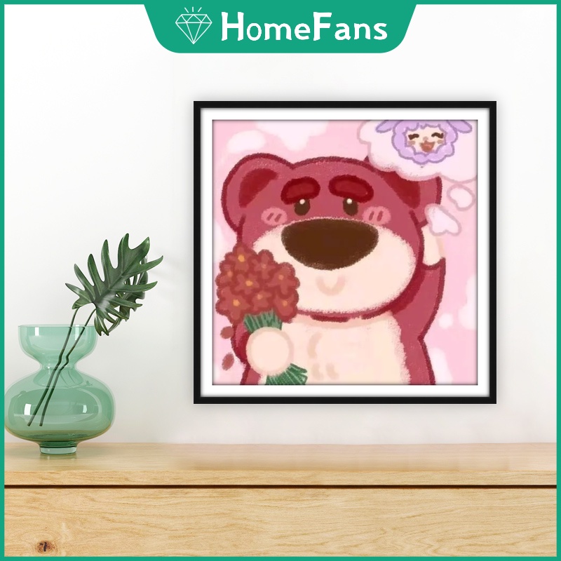 Bộ Tranh Đính Đá 5D Tự Làm Hình Toy Story3 Kích Thước 30x30cm / 40x40cm