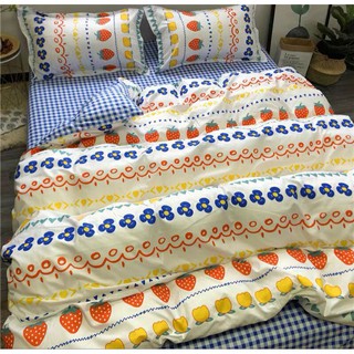 Bộ Chăn Ga Gối Cotton Basic
