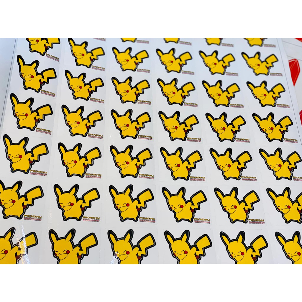 Tem logo Pikachu decal