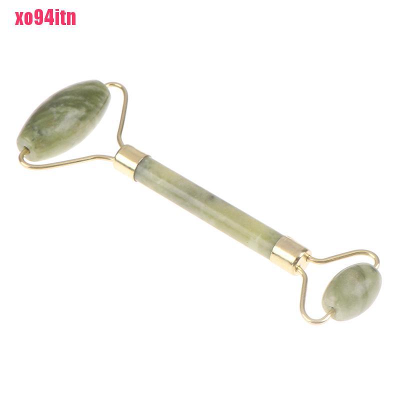 [Hàng mới về] Set cây lăn và miếng guasha massage bằng đá ngọc bích có bán lẻ