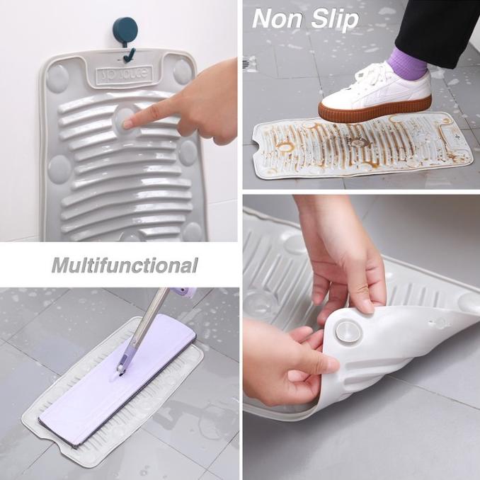 Tấm Bảng Giặt Quần Áo Bằng Nhựa Silicone Gấp Gọn Tiện Lợi