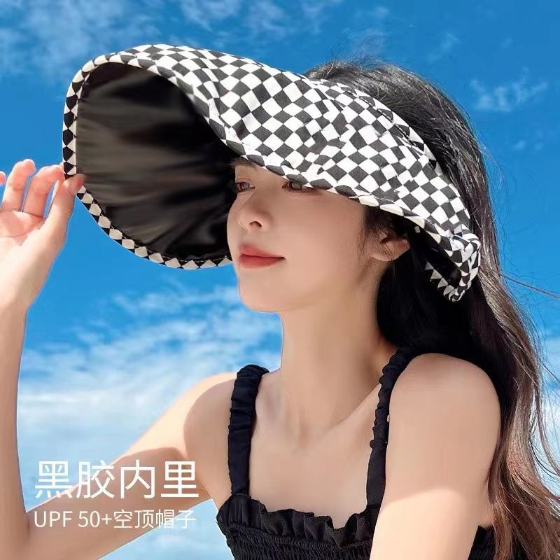 Nón Rộng Vành Chống Nắng Tia Uv Có Thể Gấp Gọn Tiện Dụng In Họa Tiết Vỏ Sò Độc Đáo