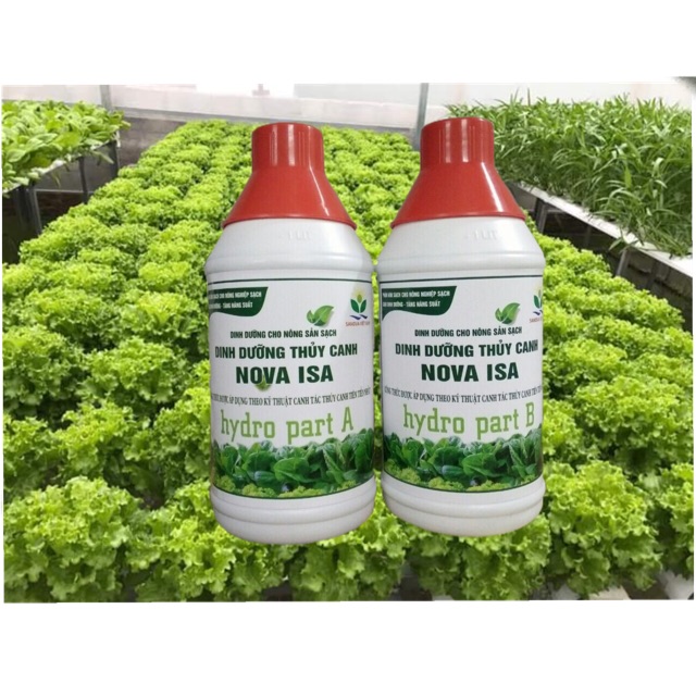 5 cặp 10 lit Dinh dưỡng thuỷ canh NOVA ISA