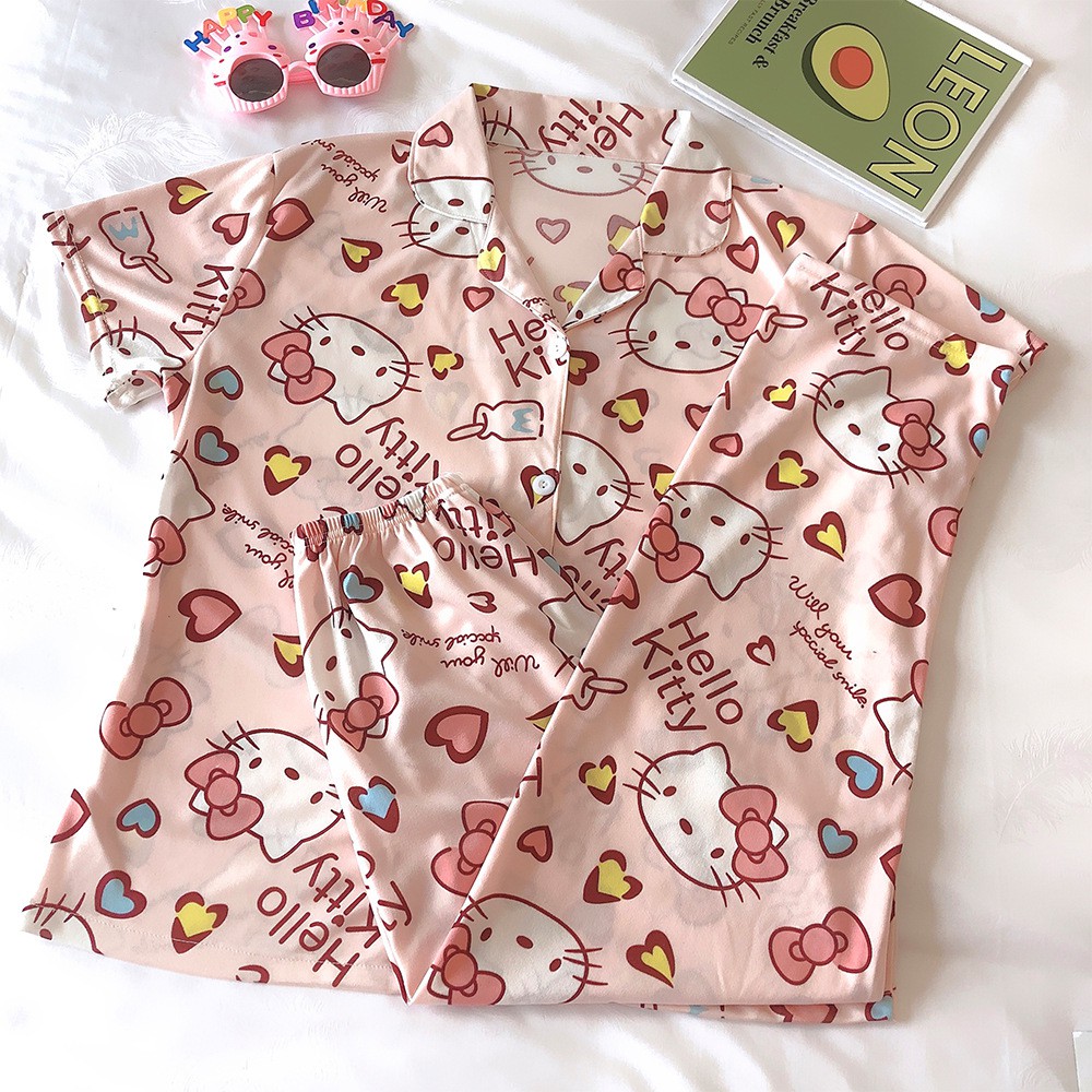 Đồ bộ pijama nữ quần dài TOZZO chất liệu vải mềm mại họa tiết bò sữa dễ thương form bigsize PACQD01