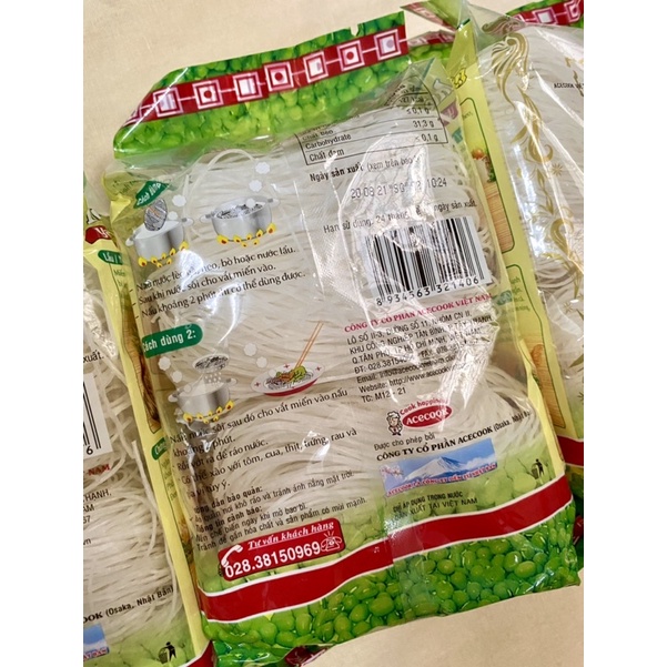 Miến đậu xanh Phú Hương yến tiệc gói 210g