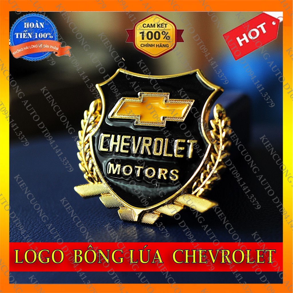 Bộ 2 Logo bông lúa Chevrolet