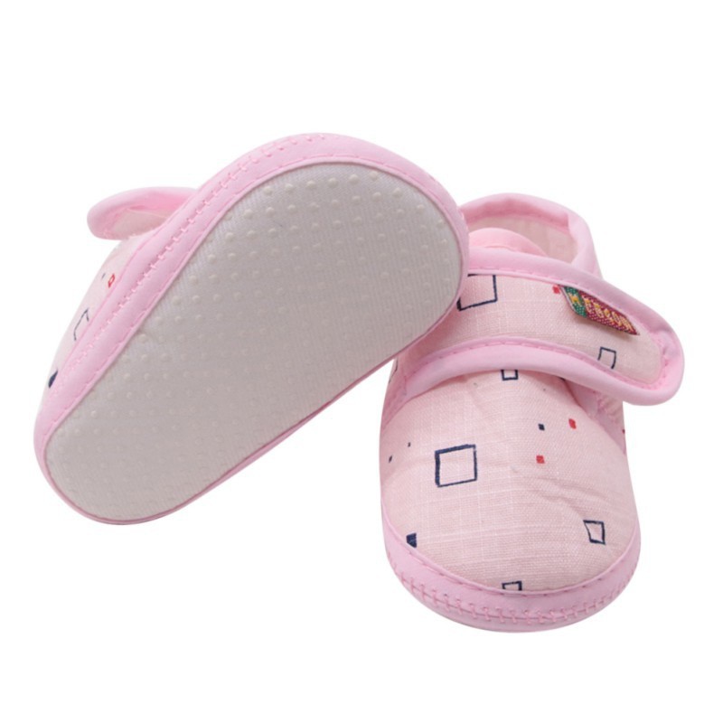 Giày vải cotton chống trượt in họa tiết xinh xắn thời trang năng động cho trẻ nhỏ