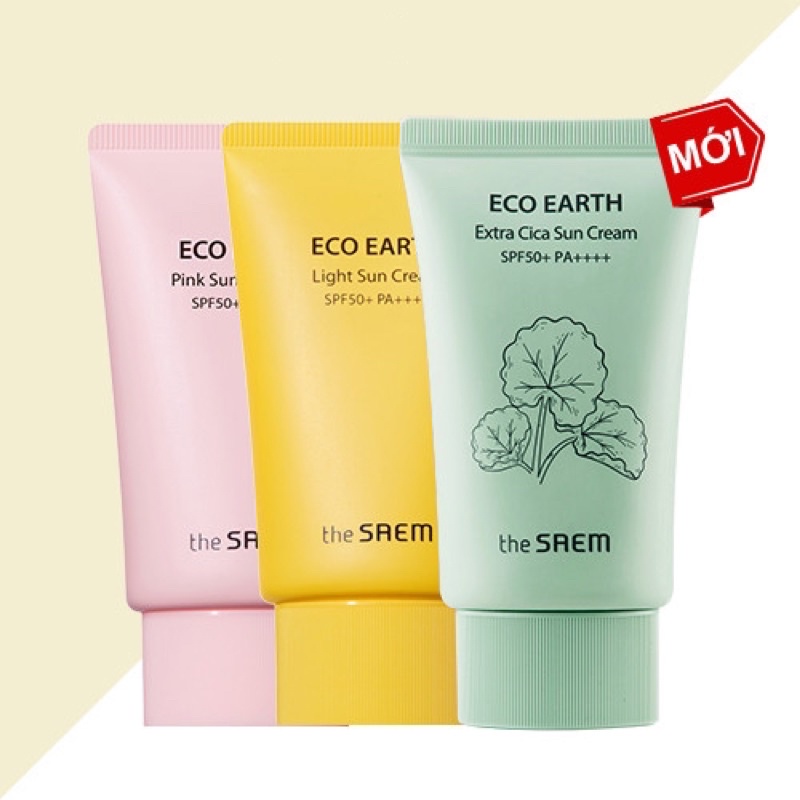 [Mã 77FMCGSALE1 giảm 10% đơn 250K] Kem Chống Nắng The Saem Eco Earth Power SPF 50+ PA+++ ( Not For Sale )