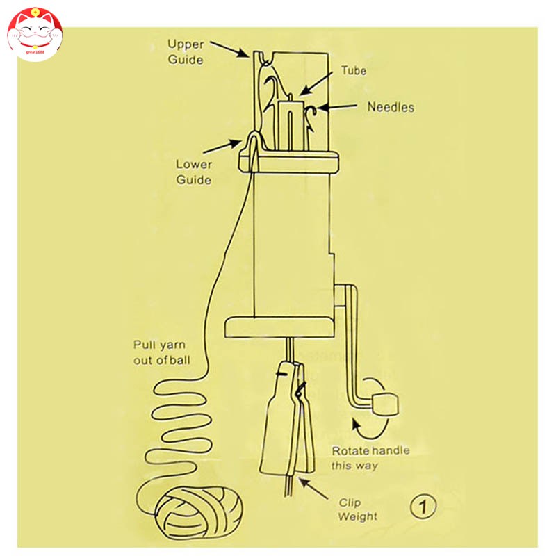 Bộ Dụng Cụ Hỗ Trợ Đan Móc Len Thủ Công