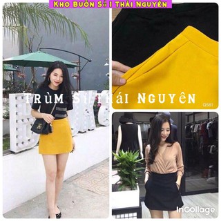 Chân váy zaza, chân váy chữ A chất đẹp khóa sườn