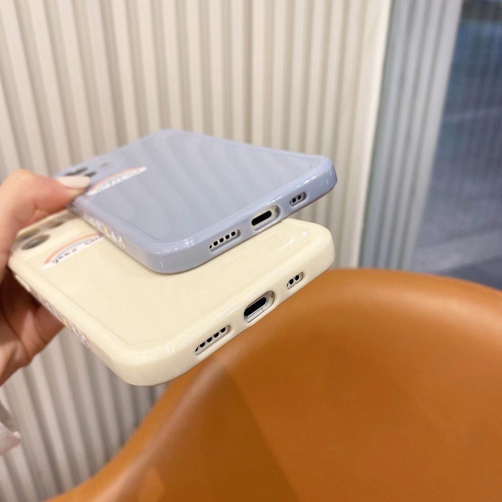 Ốp Điện Thoại Silicone Màu Cầu Vồng Cho IPhone 7 8Plus SE X XS XR XSMAX 11 11pro 11promax 12 12promax