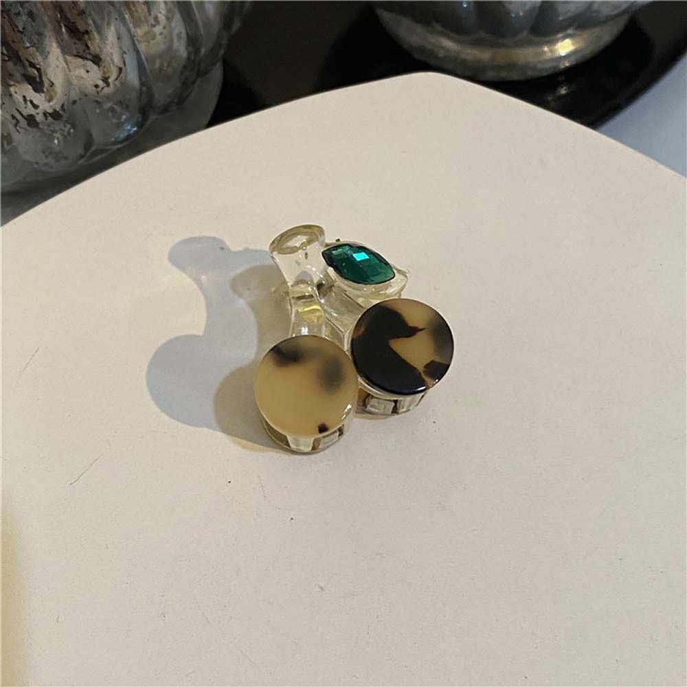 Kẹp Tóc Acrylic Họa Tiết Quả Cherry / Da Báo Nhiều Màu Thời Trang Hàn Quốc Cho Nữ