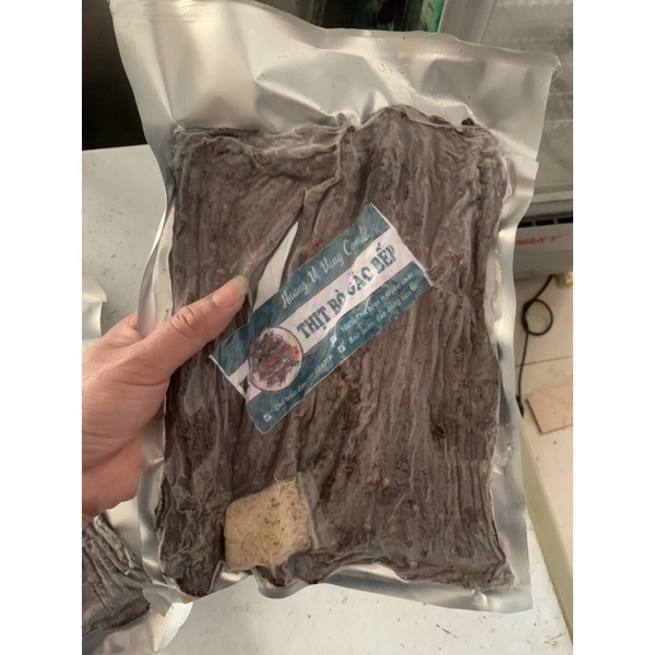 Thịt bò gác bếp chuẩn vị  tây  bắc  gói 500g kèm chẩm chéo