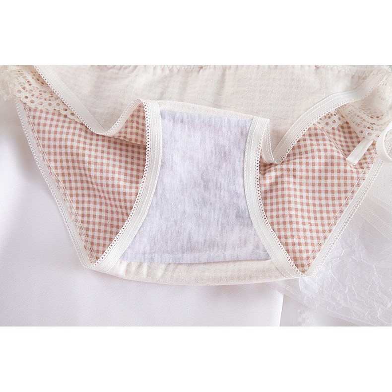 Quần Lót Nữ ❤️FREESHIP❤️ Quần Lót Cotton viền ren buộc nơ hông xinh xắn điệu đà quyến rũ mã 815 | BigBuy360 - bigbuy360.vn